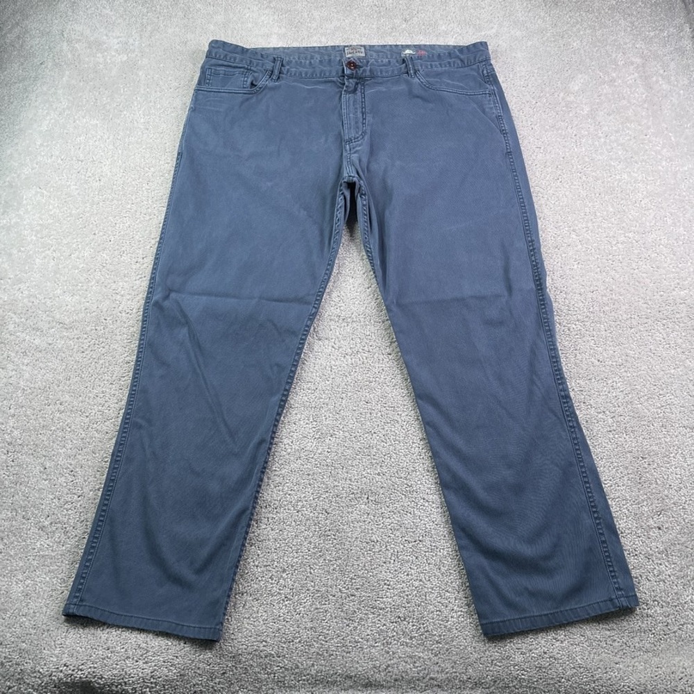 Faherty Pants Mens 40x29 Blue Reserve Twill 5-Pocket Stretch Chino Casual